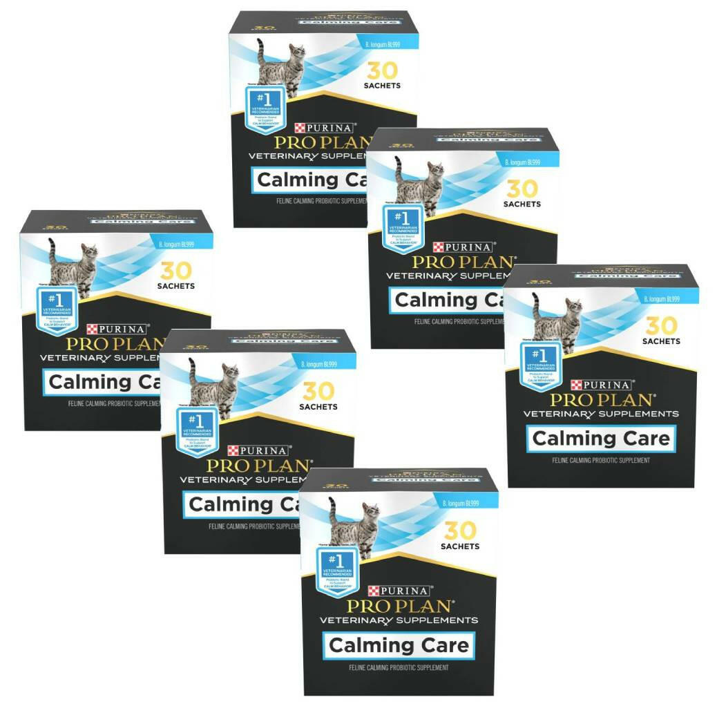 Purina Pro Plan Calming Care for Cats – Vet-Recommended Probiotic Supplement for Stress & Anxiety Relief