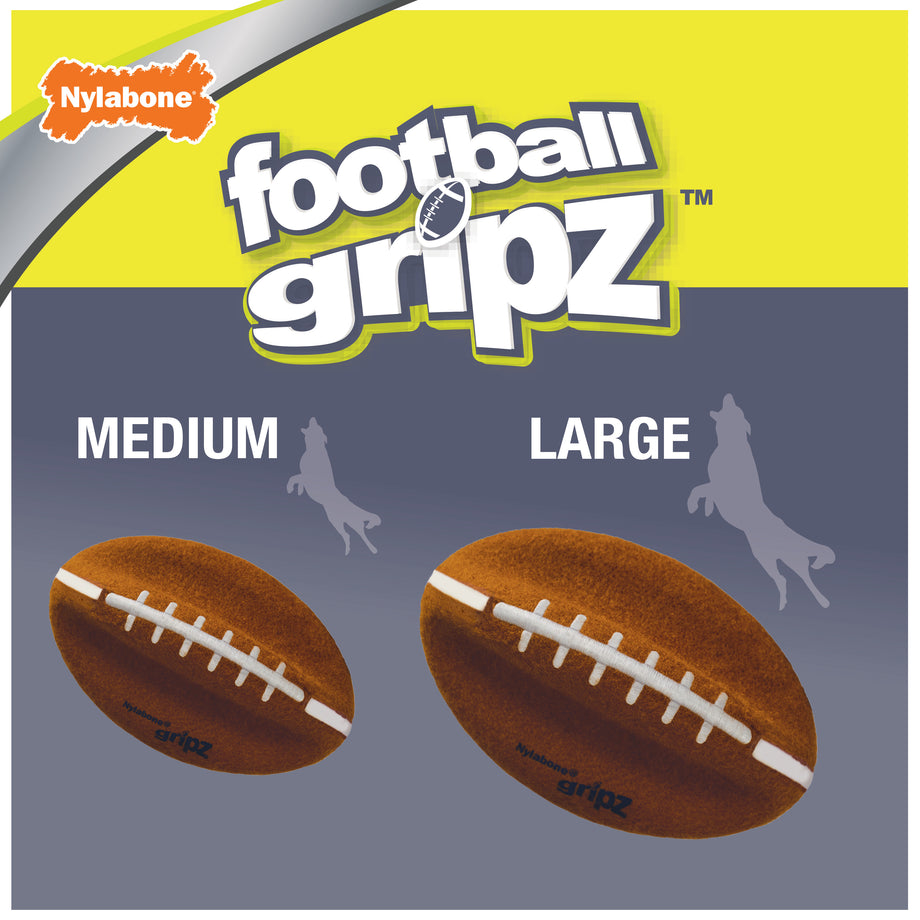 Nylabone Power Play Football Medium - Up to 35 lbs