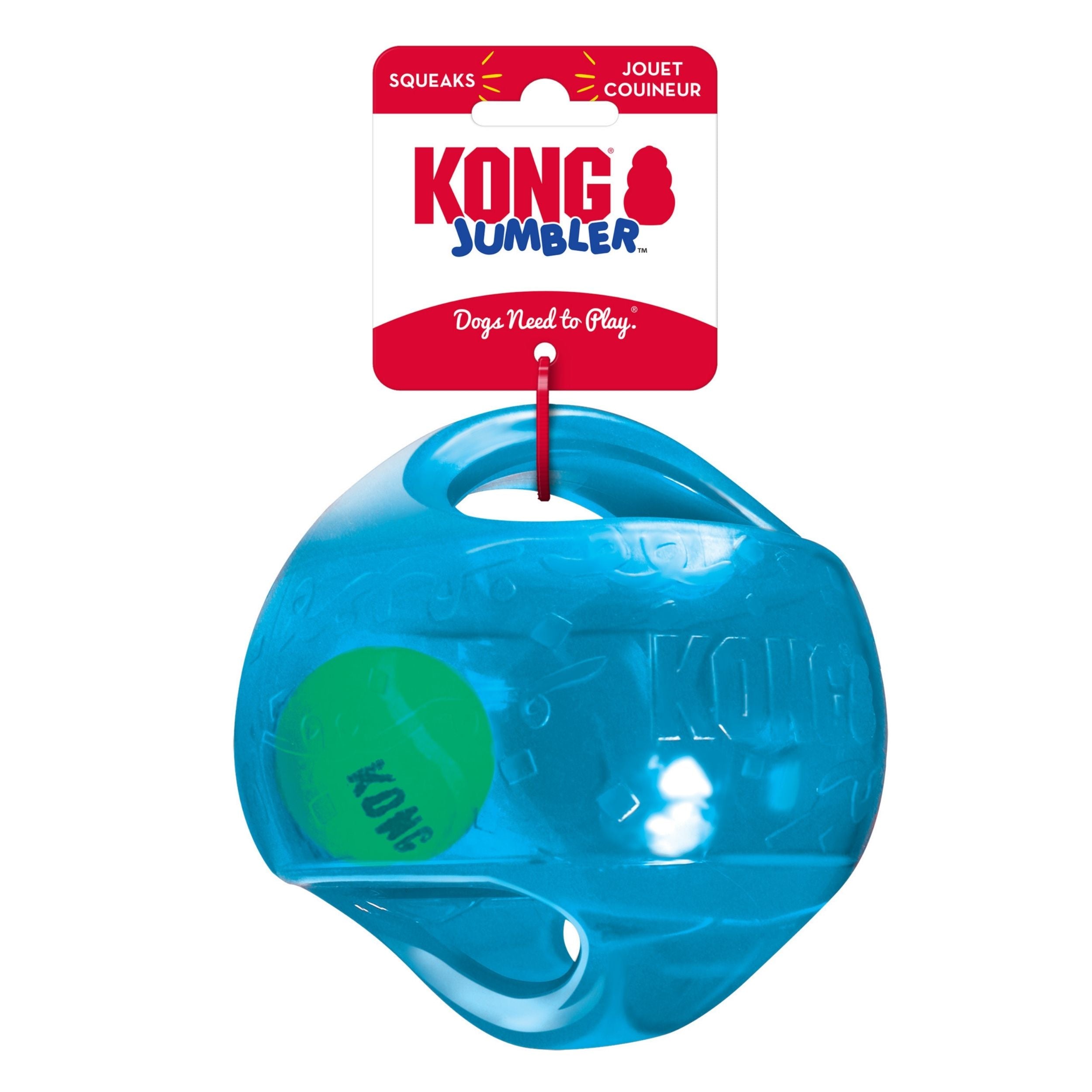KONG Jumbler Ball: Interactive Play (for Medium/Large Dogs)