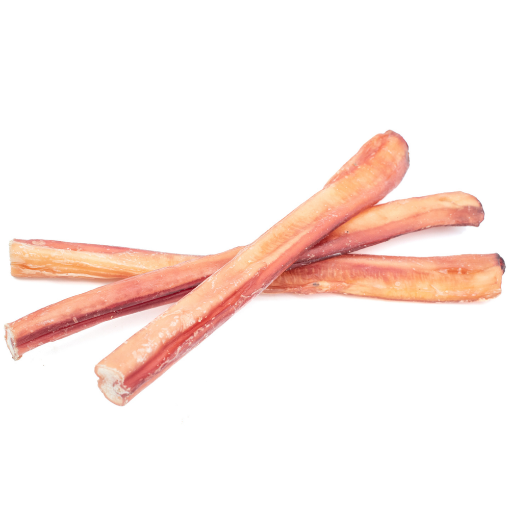 Extra Large 12" Bully Sticks for Dogs โ All-Natural, Long-Lasting Chews