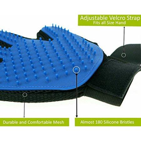 Mr. Peanut’s 2-Pack Pet Grooming Gloves with 259 Silicone Pins