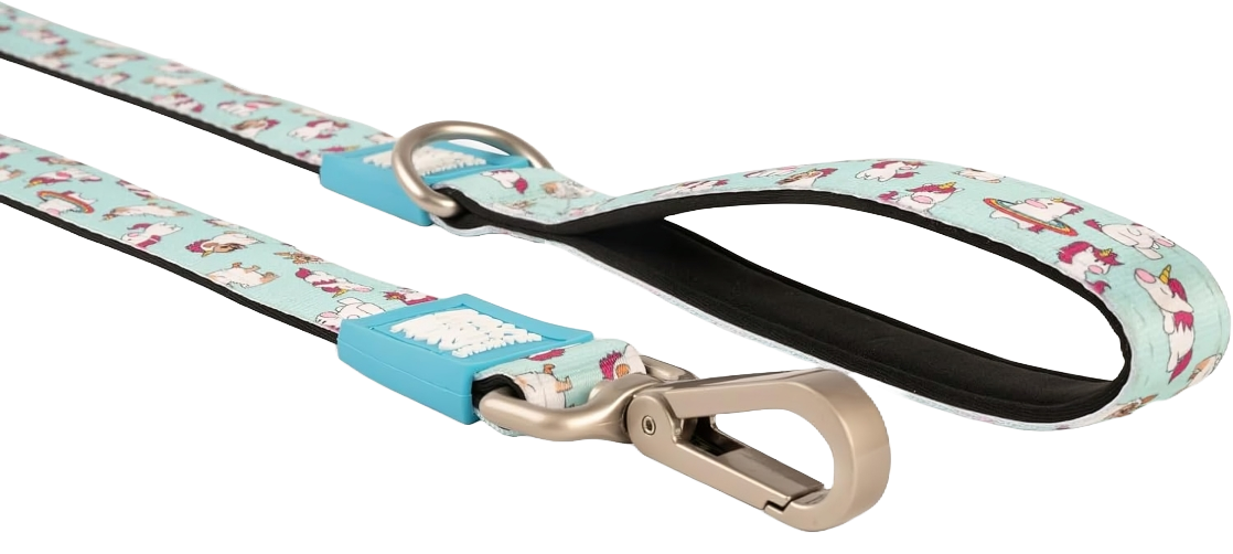 MAX&MOLLY Unicorn Neoprene Dog Leash: Comfort and Style for Everyday Walks