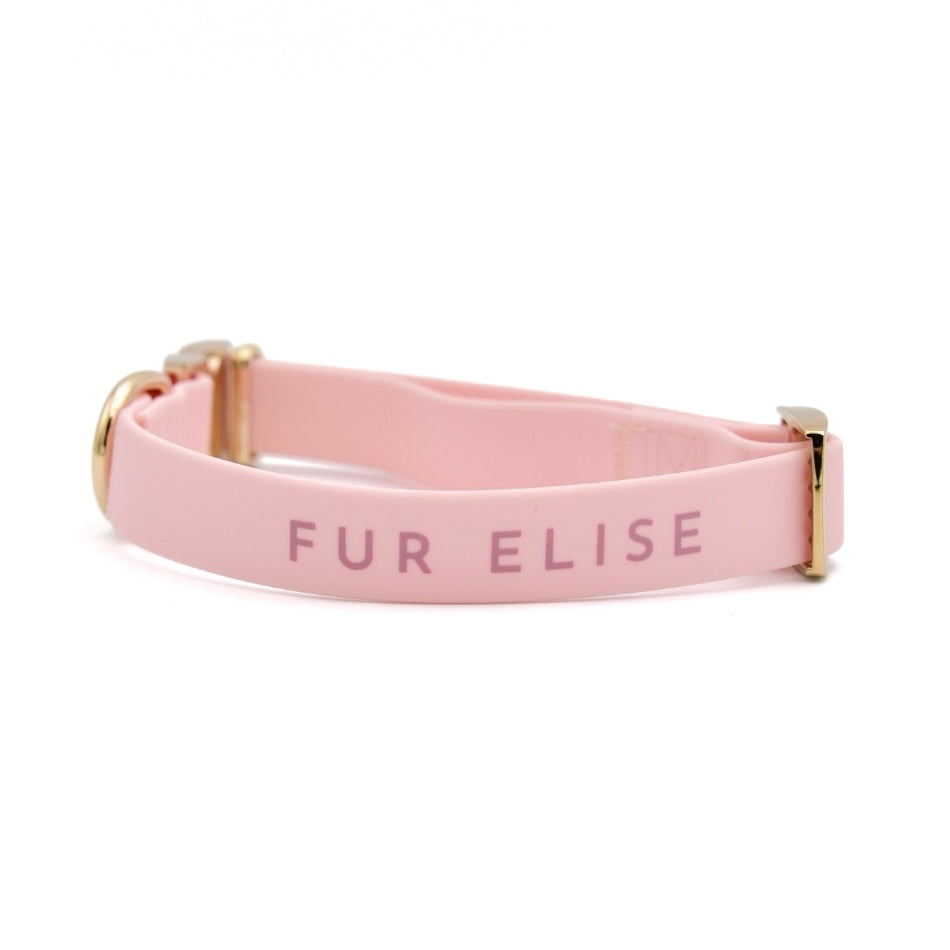 Elise Waterproof Dog Collar – Rose Pink | Durable, Stylish & Lightweight