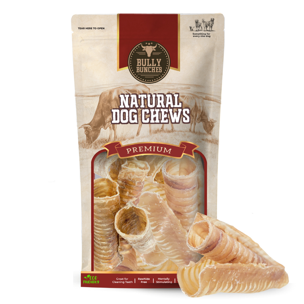 6 Inch Beef Trachea for Dogs – Crunchy, Stuffable Joint Support Chew
