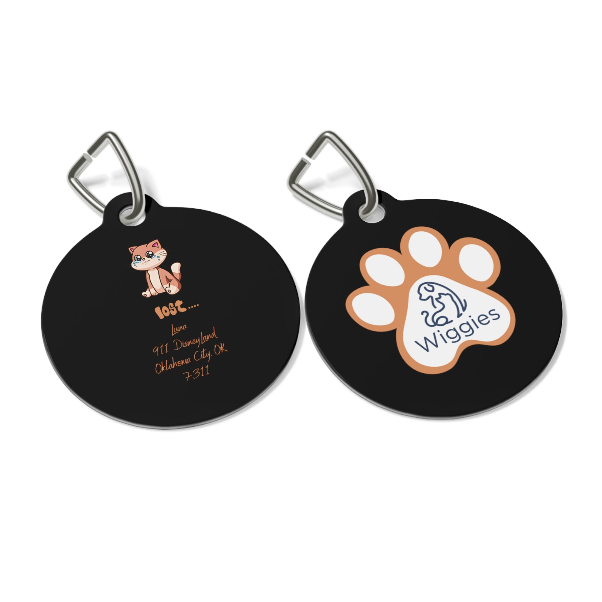 Personalized Pawsome Pet ID Tag: Your Furry Friend's Unique Badge!
