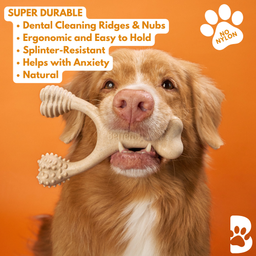 BetterBone HARD Chew Toy – All-Natural, Ultra-Durable & Eco-Friendly for Power Chewers