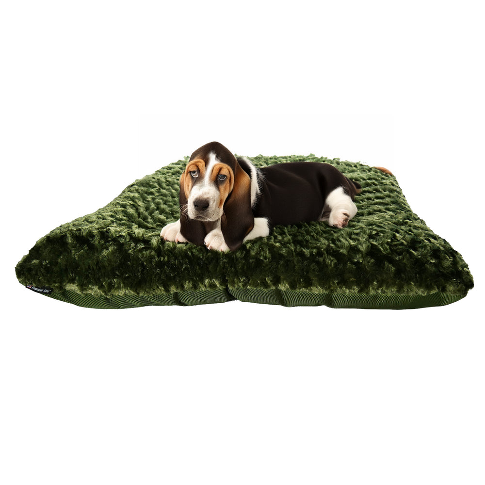 Furvana™ 'Cloud' Rectangle Bolster Dog Bed – USA Made, Soft & Supportive