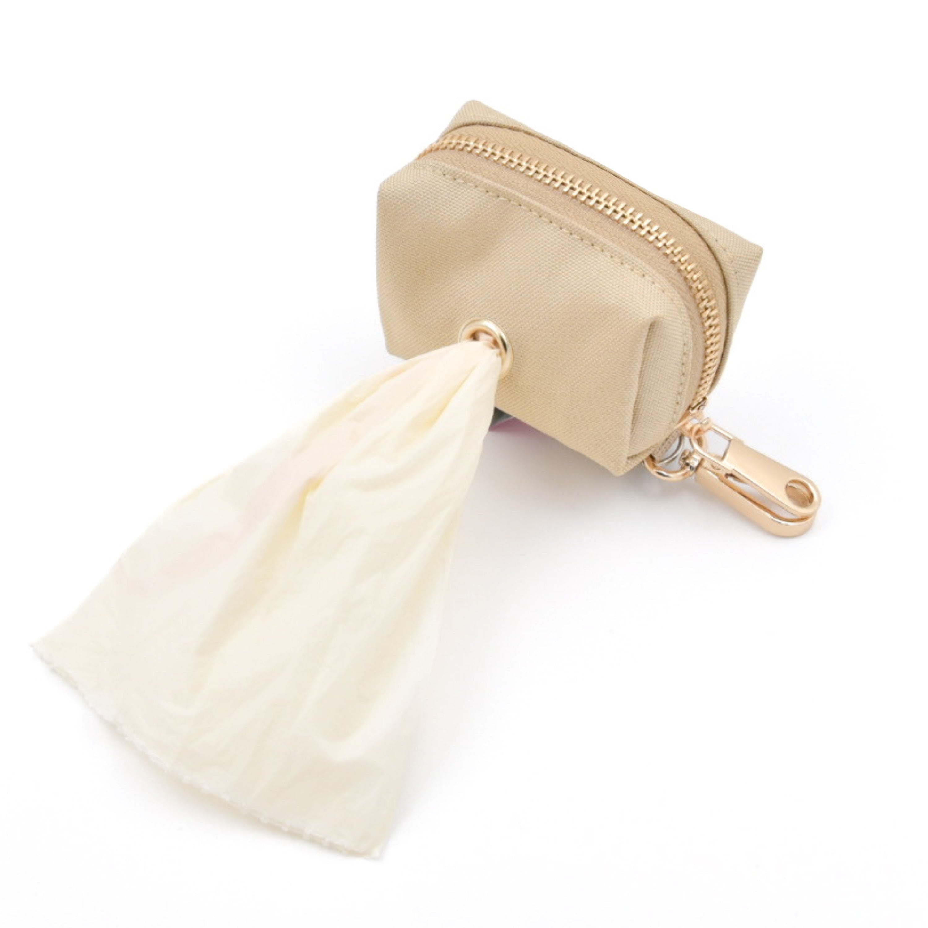 Le Poo Sand Pouch – Stylish Oxford Dog Waste Bag Holder with Double Roll Capacity