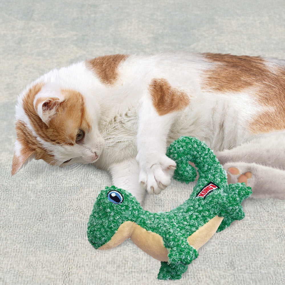 KONG Cat Luvs Lizard – Crackling Oversized Cat Toy with Catnip