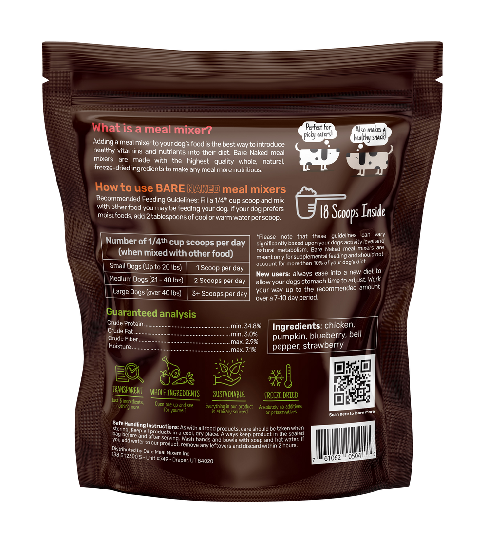 Cage-Free Chicken Meal Topper for Dogs – 6oz