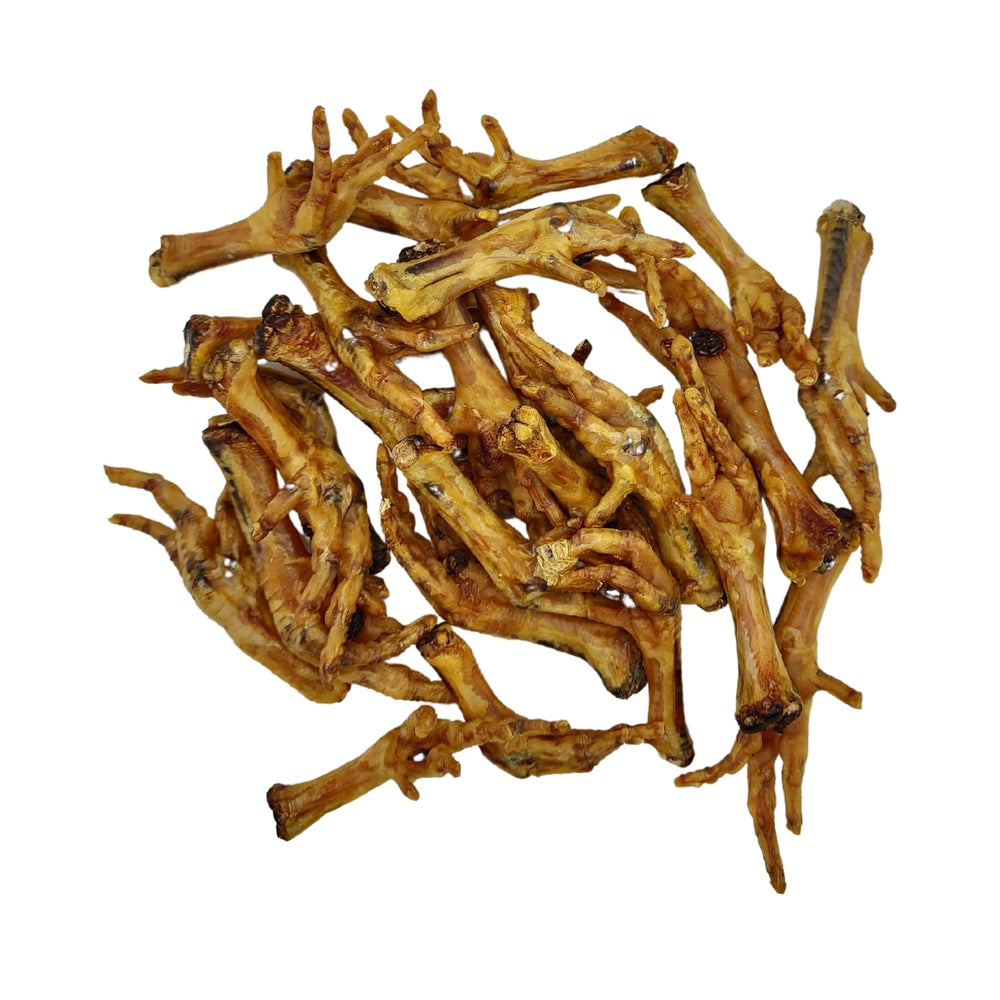 Country Living Chicken Feet Dog Treats – Natural Crunchy Joint Support Chews (20-Pack)