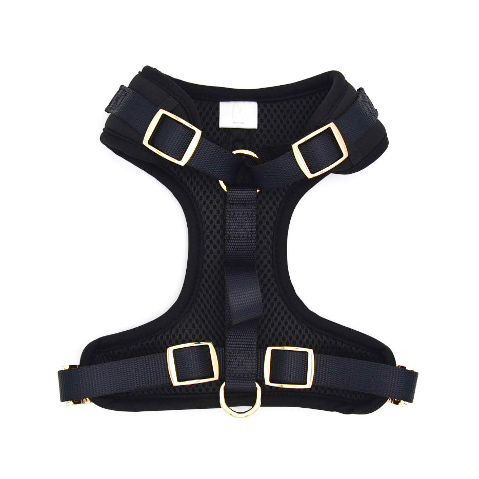 Elise Dog Harness – Adjustable, No-Pull, Comfortable & Durable for Small, Medium, and Large Dogs - Noir