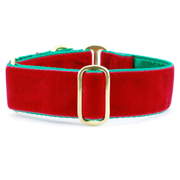 Custom Velvet Martingale Dog Collar – Design Your Own!