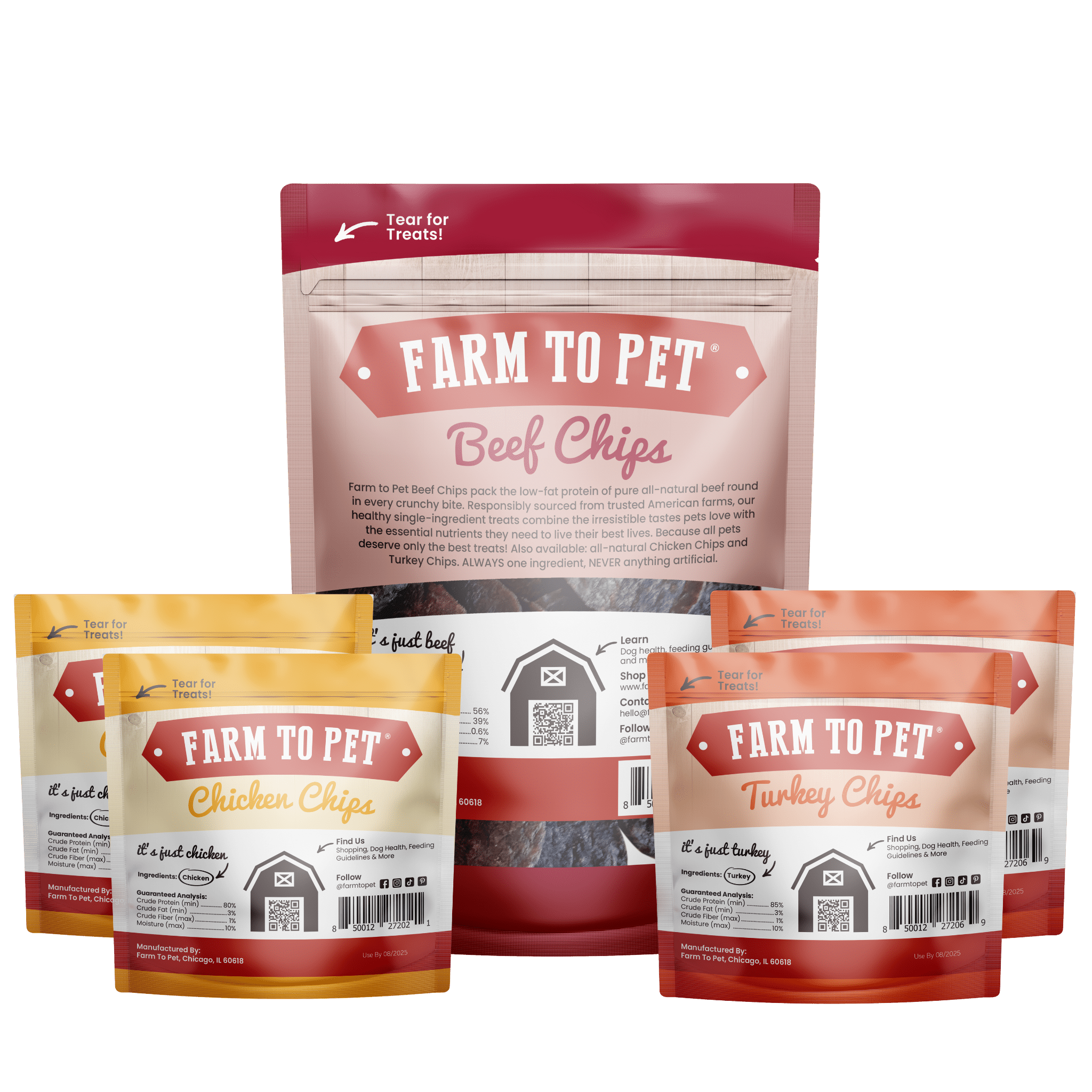 Puppy Packs 'N Snacks – All-Natural Dog Treat Starter Pack for Healthy Training & Rewards