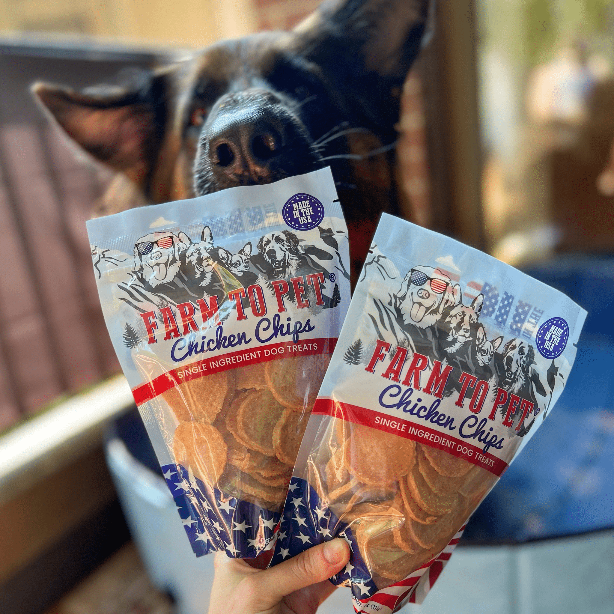 Americana All-Natural Chicken Chips for Dogs – High-Protein Dog Treats