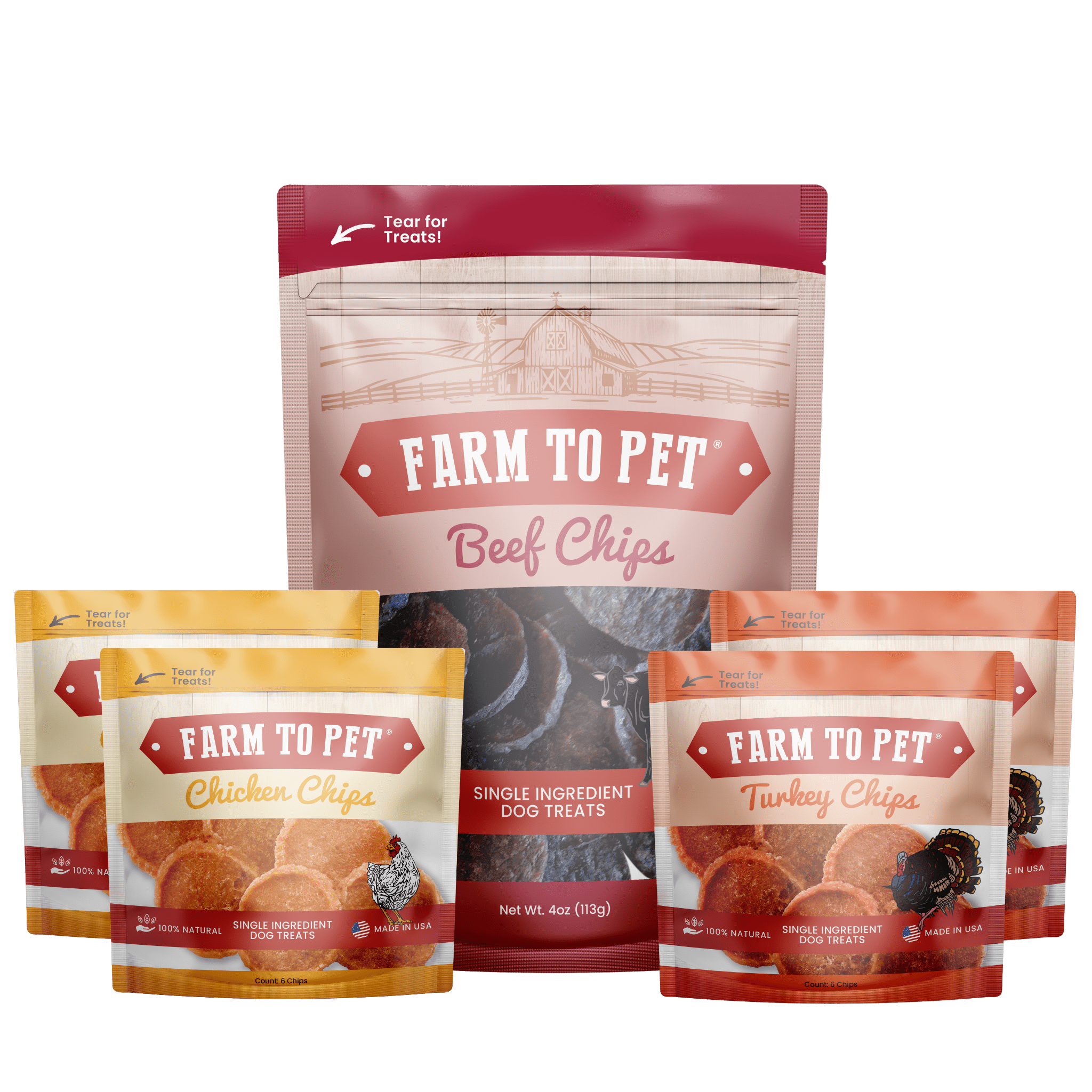 Puppy Packs 'N Snacks – All-Natural Dog Treat Starter Pack for Healthy Training & Rewards