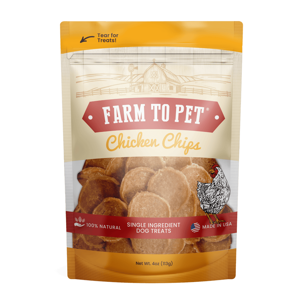 All-Natural Chicken Chips for Dogs – High-Protein Dog Treats