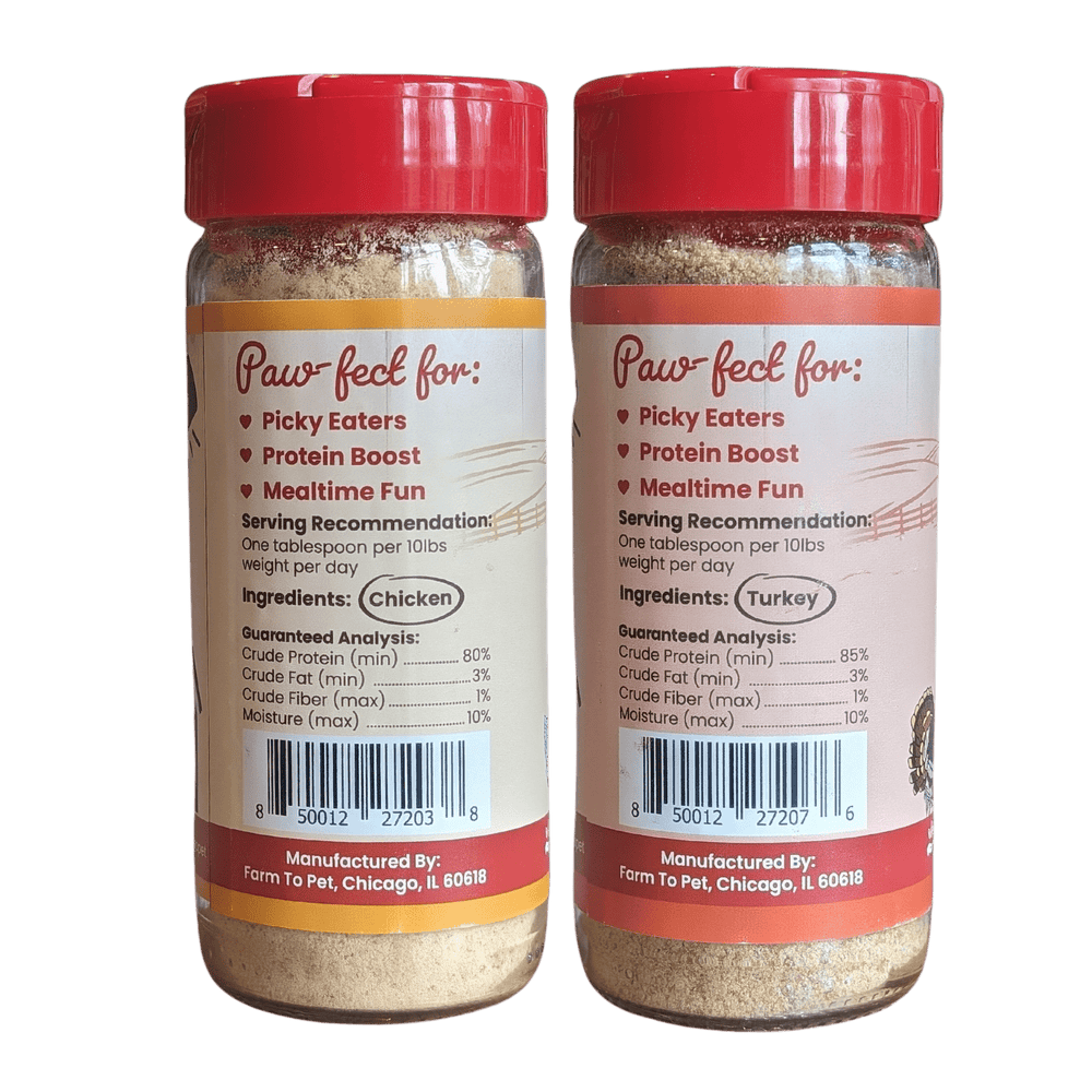 Chicken & Turkey Dog Food Toppers โ Tasty & Nutritious Bundle