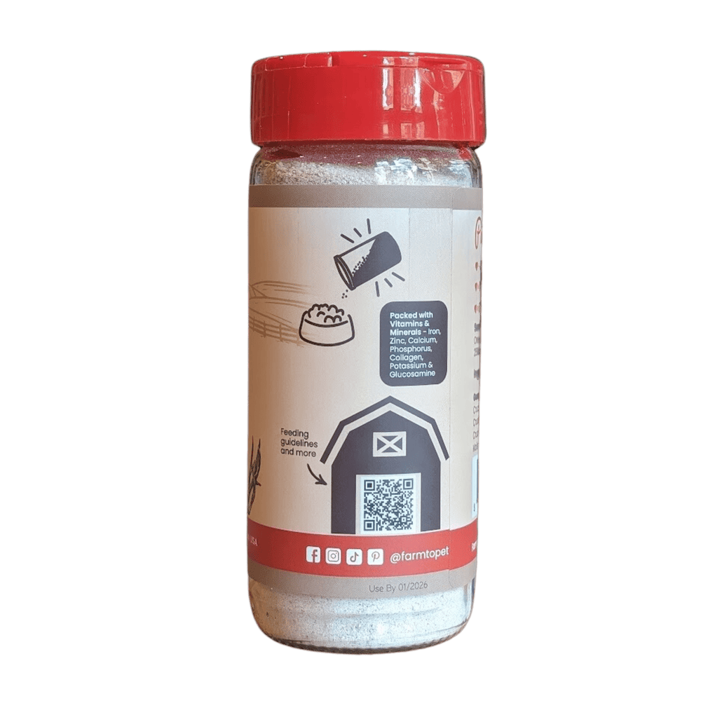 π¦ Antler Powder Dog Food Topper β Natural Nutrient Boost for Healthy Joints & Teeth πΆ