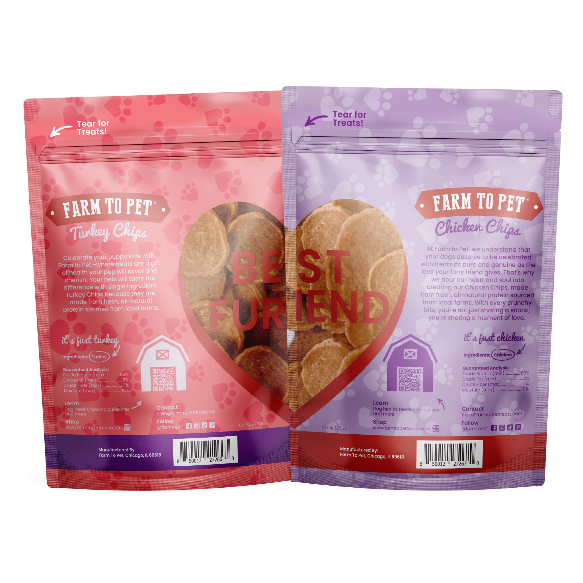 Doggy Love Chips Bundle – All-Natural Crunchy Dog Treats