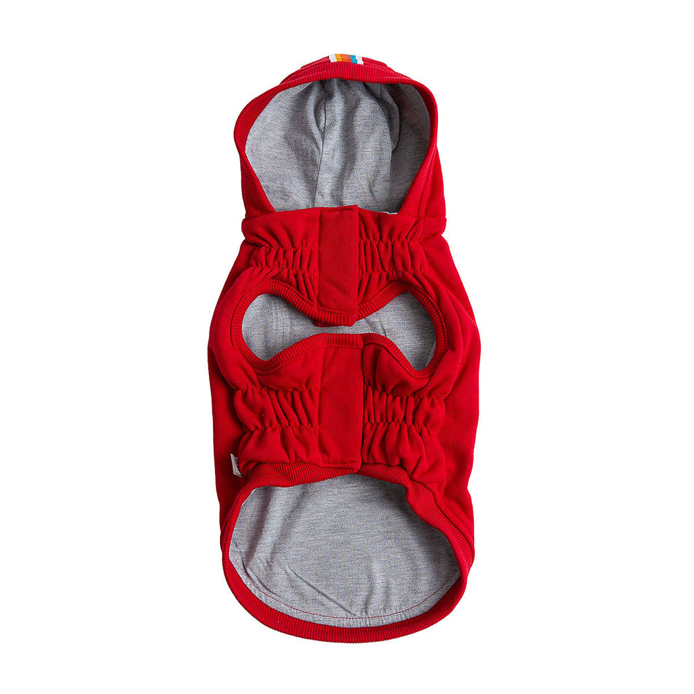 GF PET® Urban Dog Hoodie – Red, Adjustable Elasto-Fit® Design