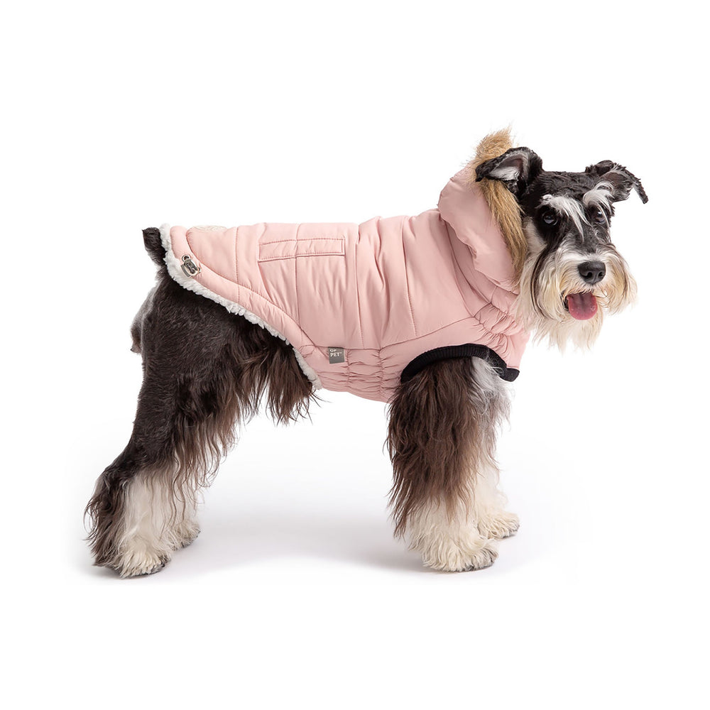 GF PET® Urban Dog Parka – Water-Resistant Winter Coat with Elasto-Fit® - Pink