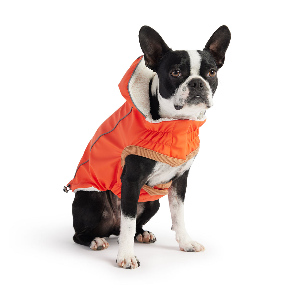Thermal-Lined Orange Raincoat – Rain & Cold Weather Defense in One