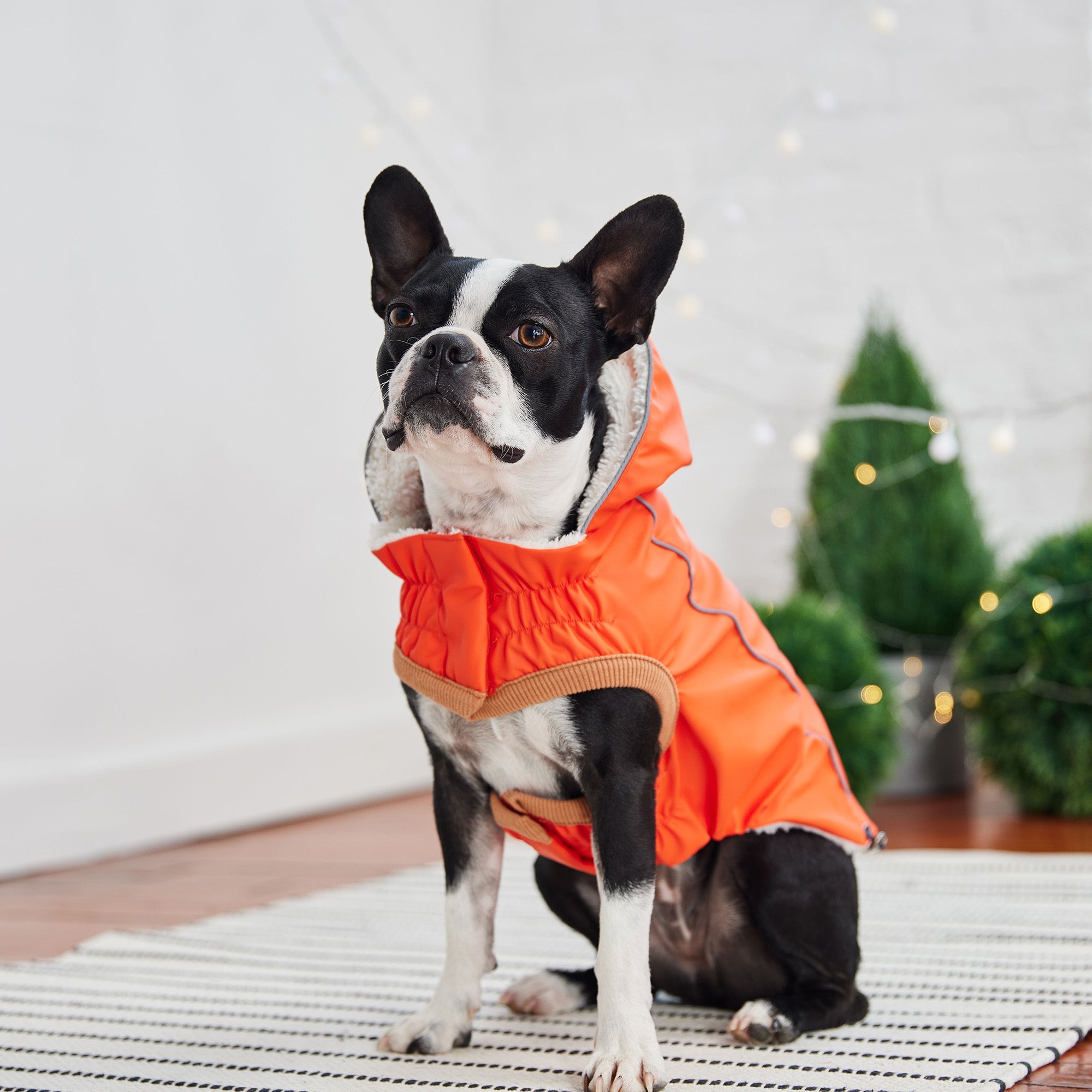 Thermal-Lined Orange Raincoat – Rain & Cold Weather Defense in One