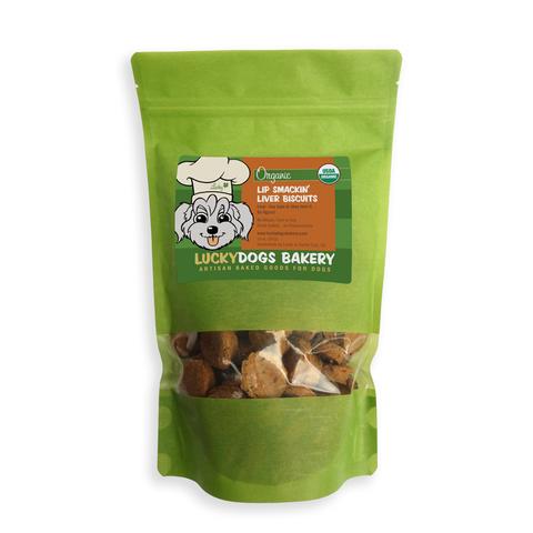 Lucky’s Organic Chicken Liver Dog Biscuits – Lip Smackin’ Good!