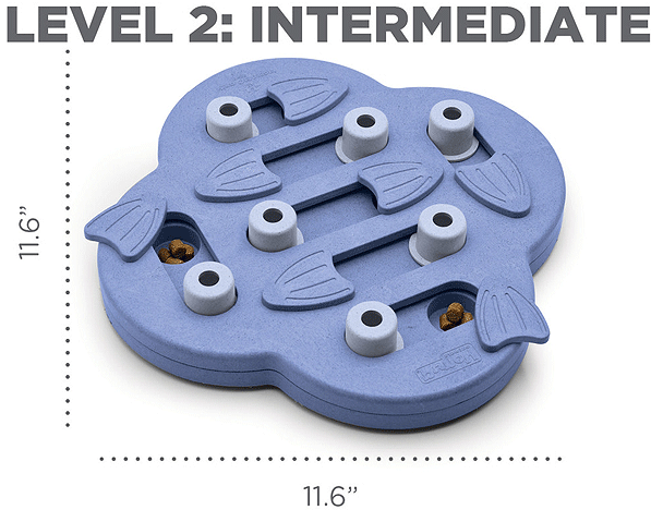 OUTWARD HOUND Dog Hide N' Slide - Purple Treat Puzzle Interactive Toy for Dogs