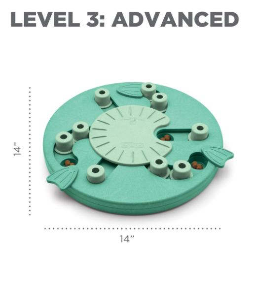 OUTWARD HOUND Dog Worker - Green Treat Puzzle Interactive Toy for Dogs