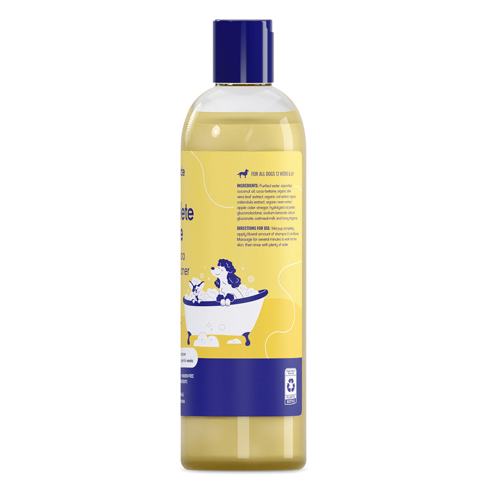 PupGrade Complete Care™ 4-in-1 Dog Shampoo & Conditioner – Clean, Hydrate, Deodorize, Detangle