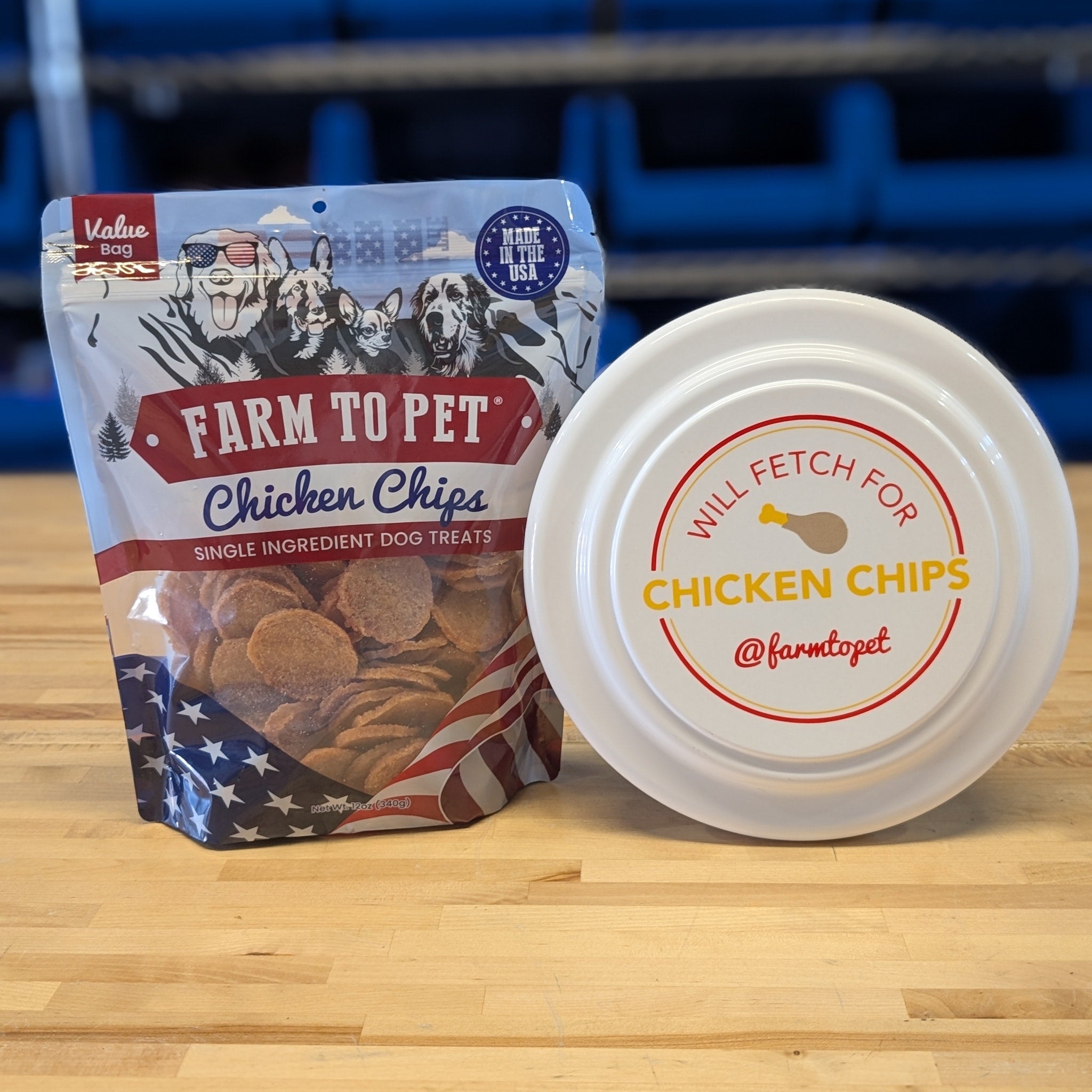 Americana All-Natural Chicken Chips for Dogs – High-Protein Dog Treats