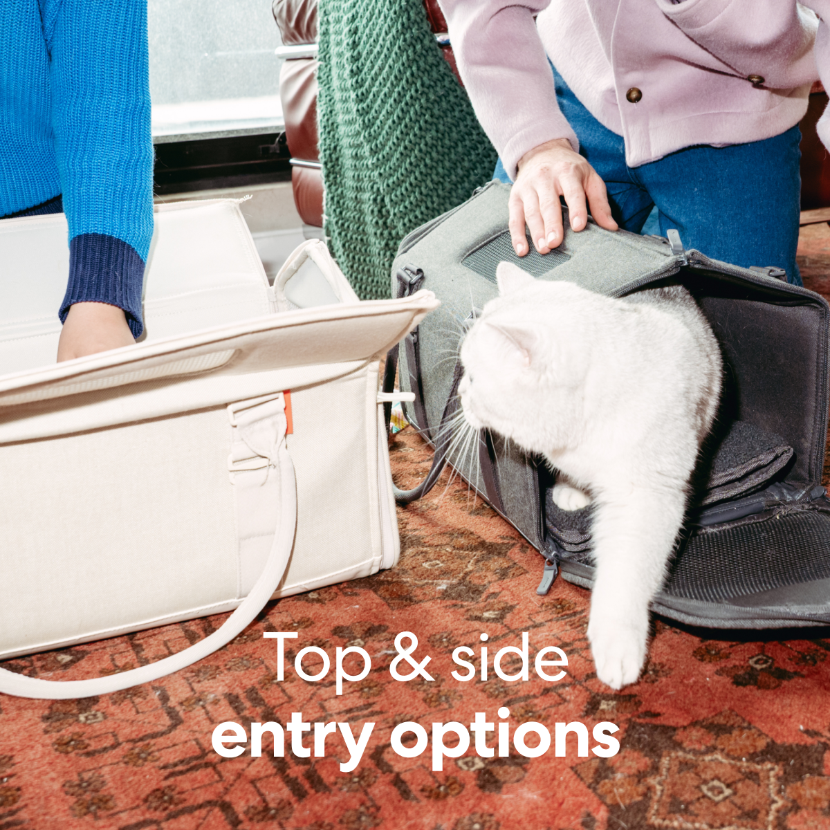Porto Cat Carrier – Stress-Free, Comfortable Travel for Cats