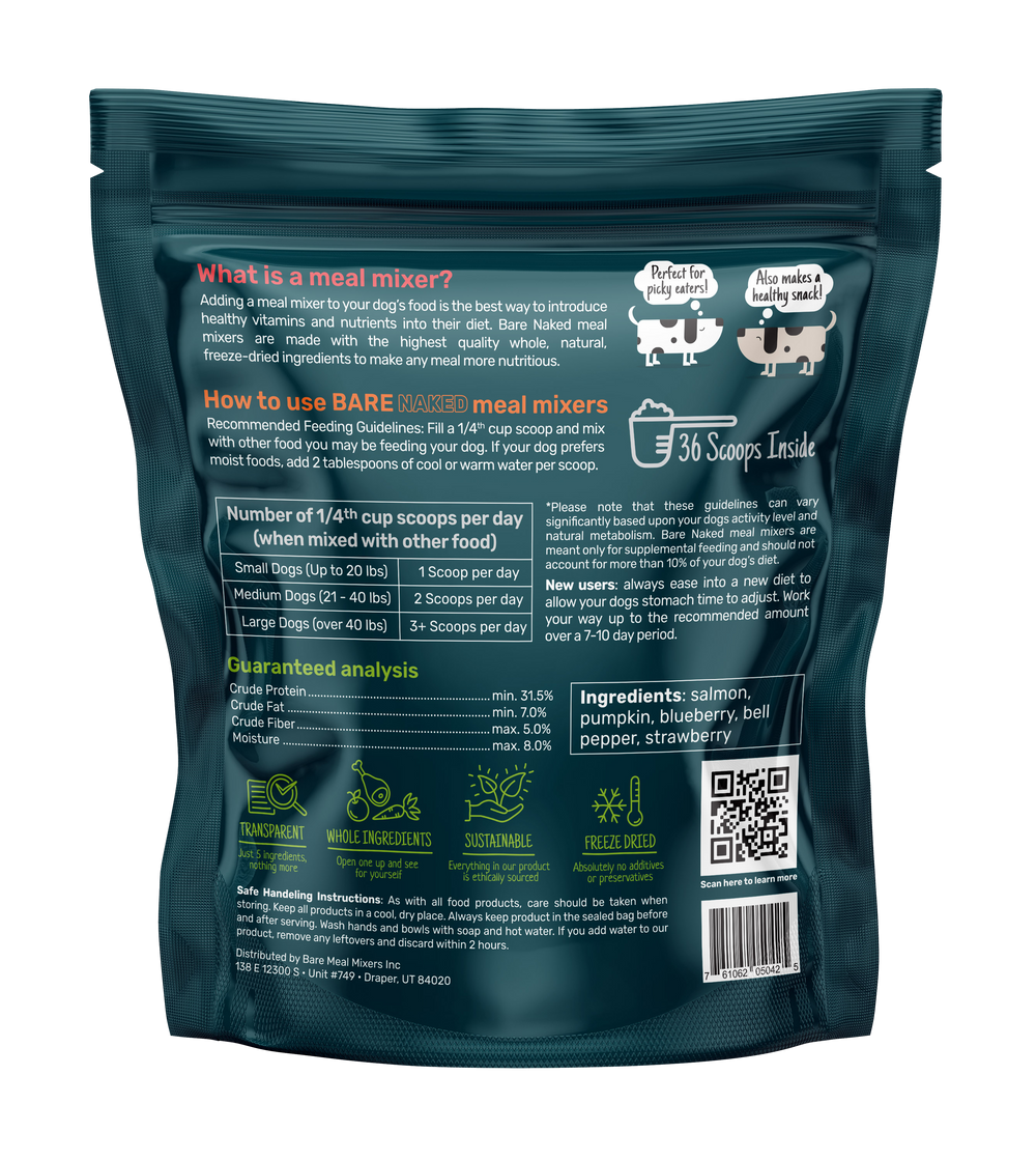 Freeze-Dried Salmon Meal Mixer –12oz