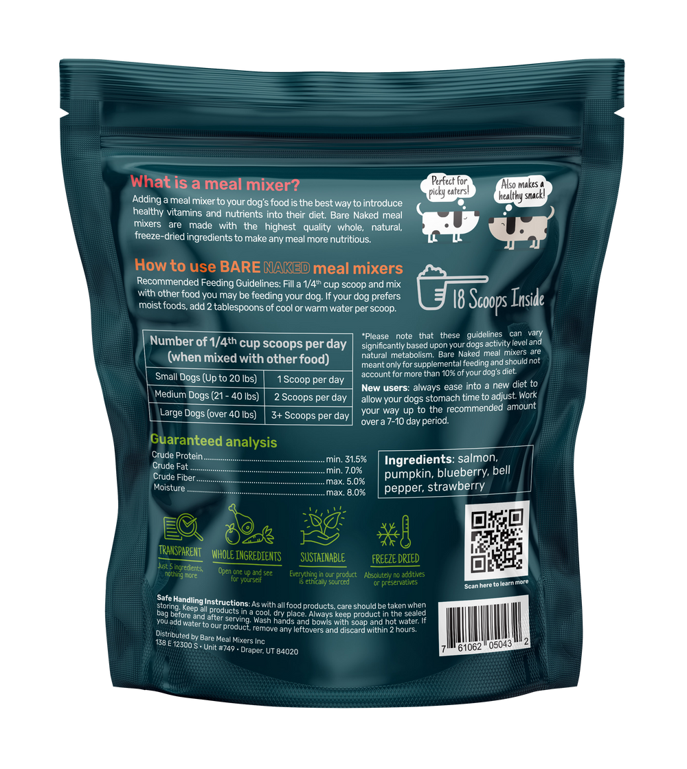 Freeze-Dried Salmon Meal Mixer – 6oz