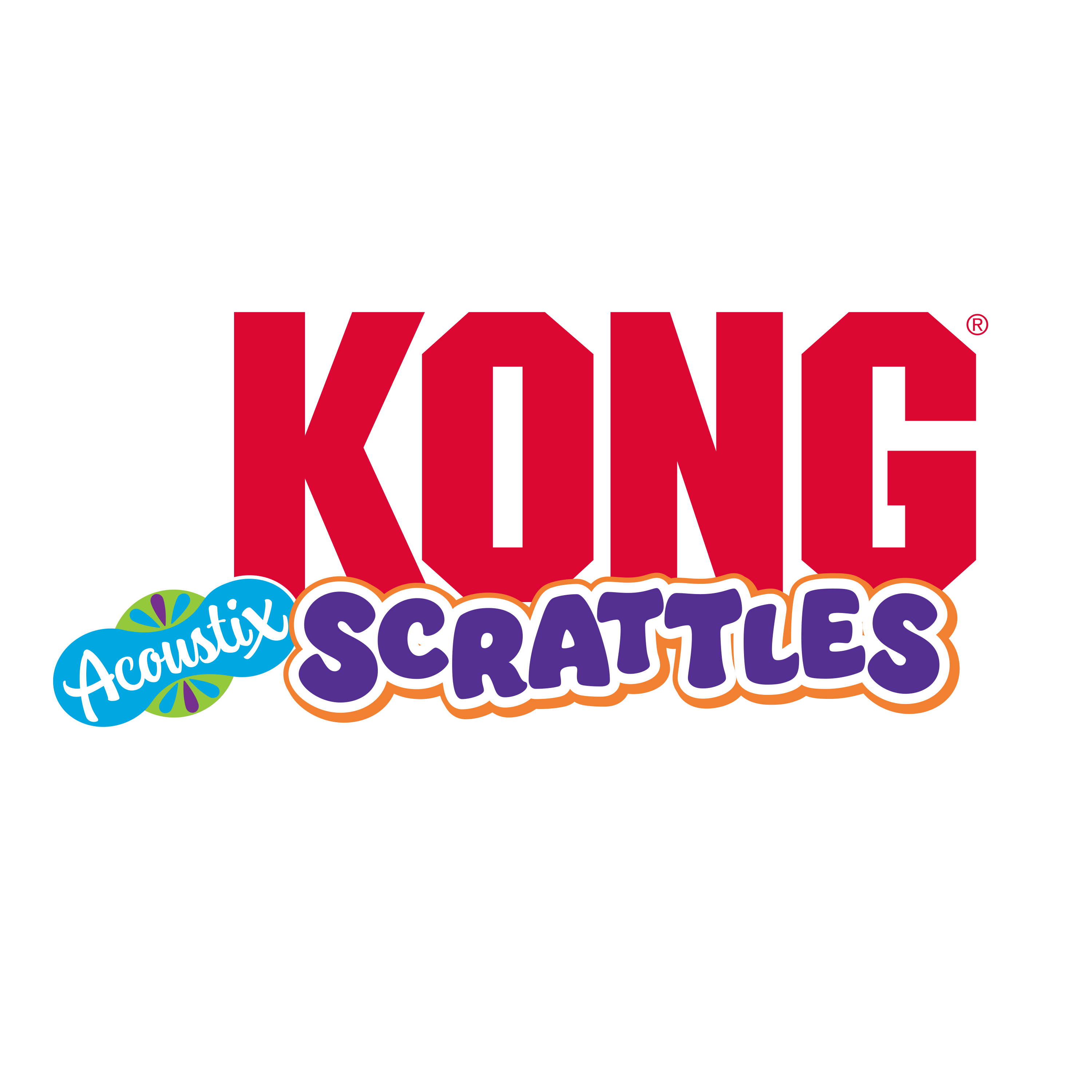 KONG Scrattles Acoustix Cat Toys – 2-Pack of Rattle & Catnip Fun