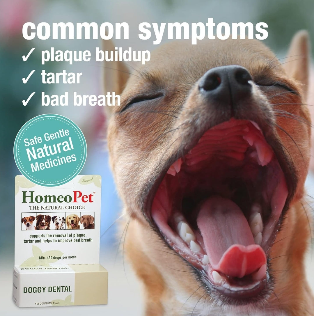 HOMEOPET Doggy Dental 15ml: Effective Oral Care Solution for Dogs