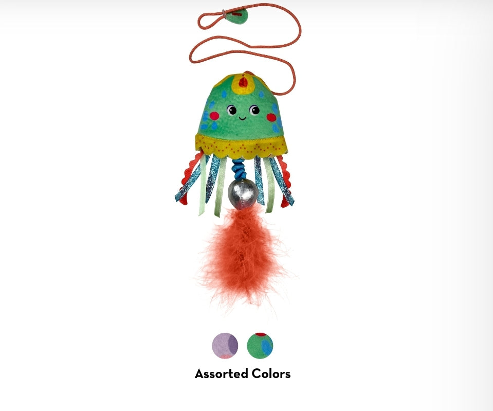 KONG Jellyfish Teaser Cat Toy – Interactive Play for Active Cats