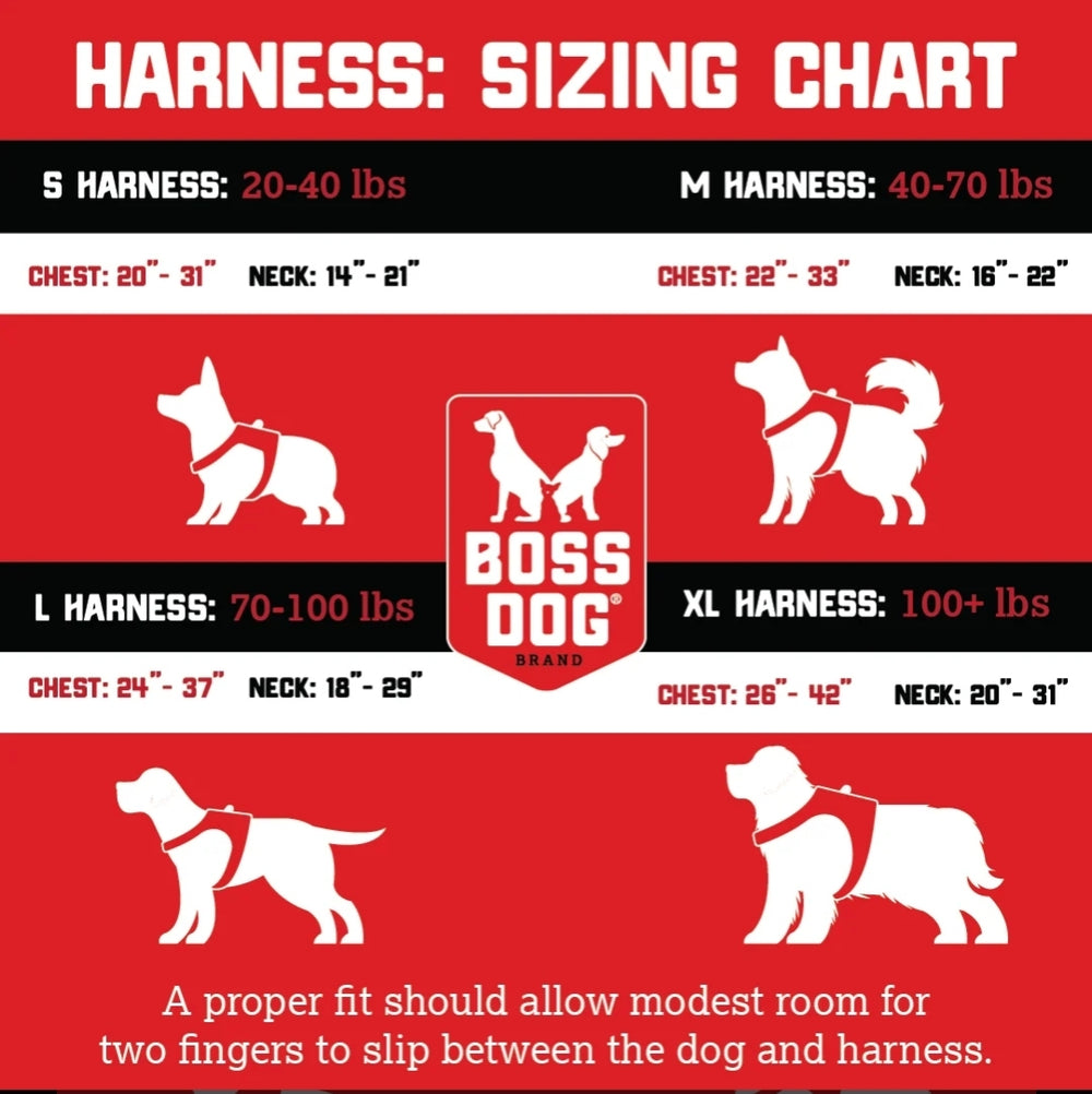 Boss Dog Tactical Dog Harness - Tan Camo | Durable & Adjustable