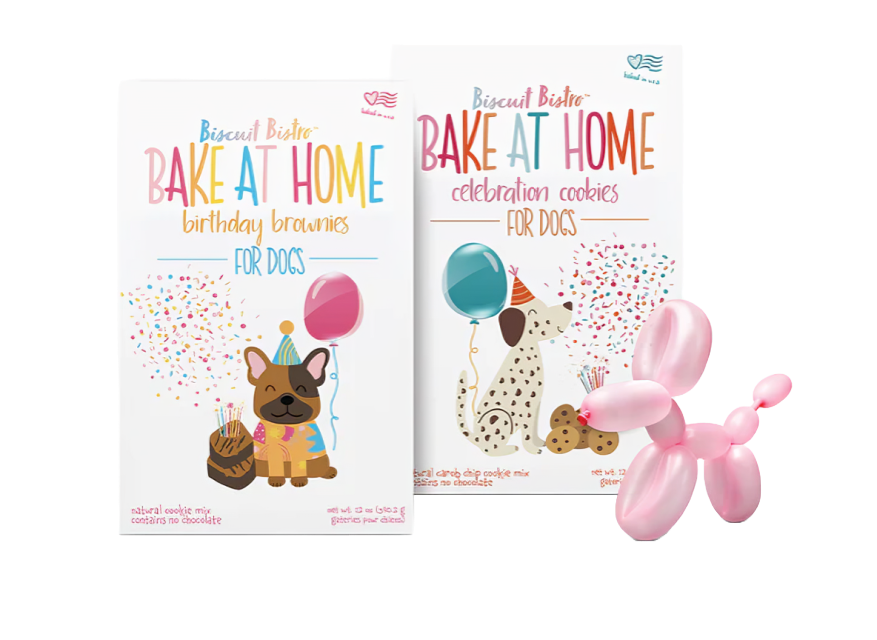 Spunky Pup Bake At Home Brownie and Cookie Mix 12oz: Celebrate Your Dog's Special Day with Homemade Treats
