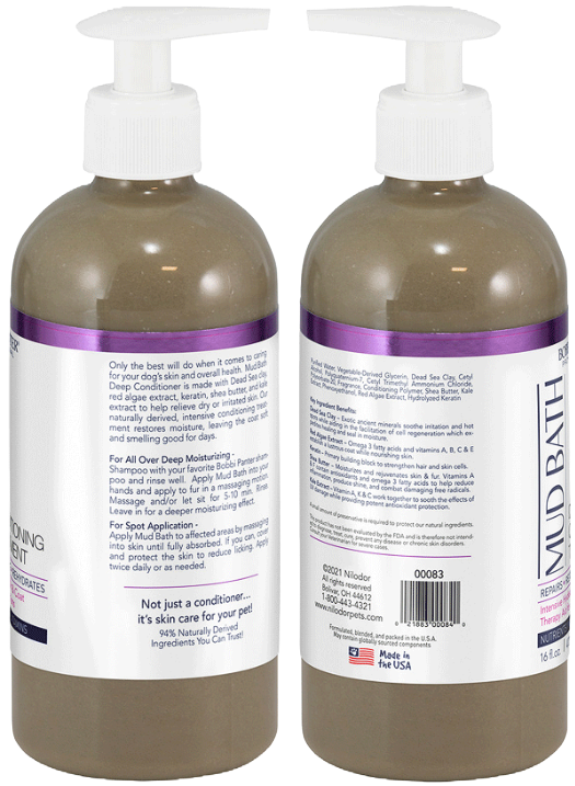 Revitalize Your Pet's Coat with BOBBI PANTER Mud Bath Deep Conditioning Treatment - 16oz for Ultimate Fur Care