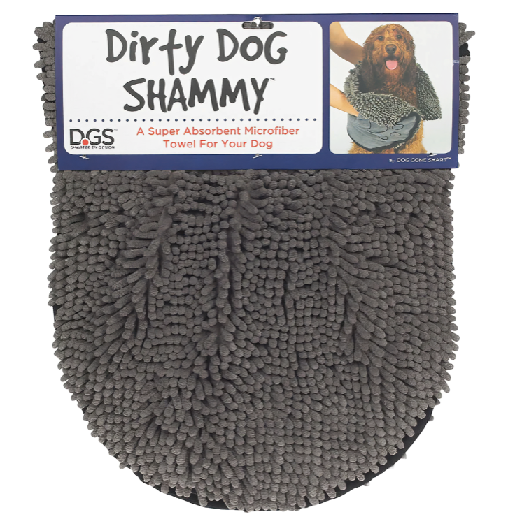 Efficiently Dry Your Pet with DGS Dirty Dog Shammy Towel in Brown - Super Absorbent & Quick Drying
