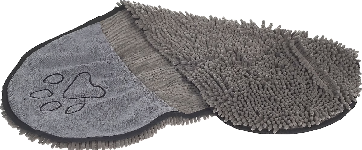 Efficiently Dry Your Pet with DGS Dirty Dog Shammy Towel in Brown - Super Absorbent & Quick Drying