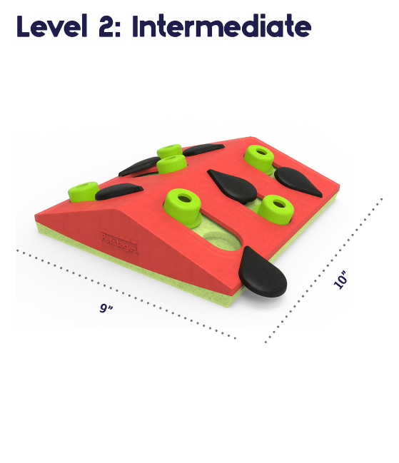 OUTWARD HOUND Melon Madness Pink Interactive Puzzle & Play Cat Toy