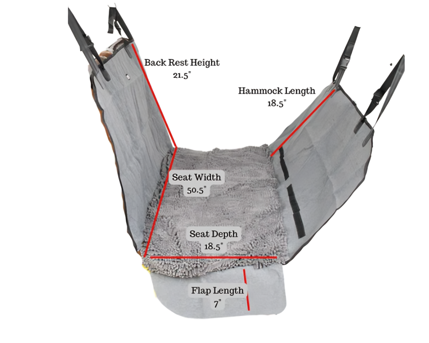 Protect Your Car with DGS Dirty Dog 3-in-1 Grey Car Seat Cover and Hammock
