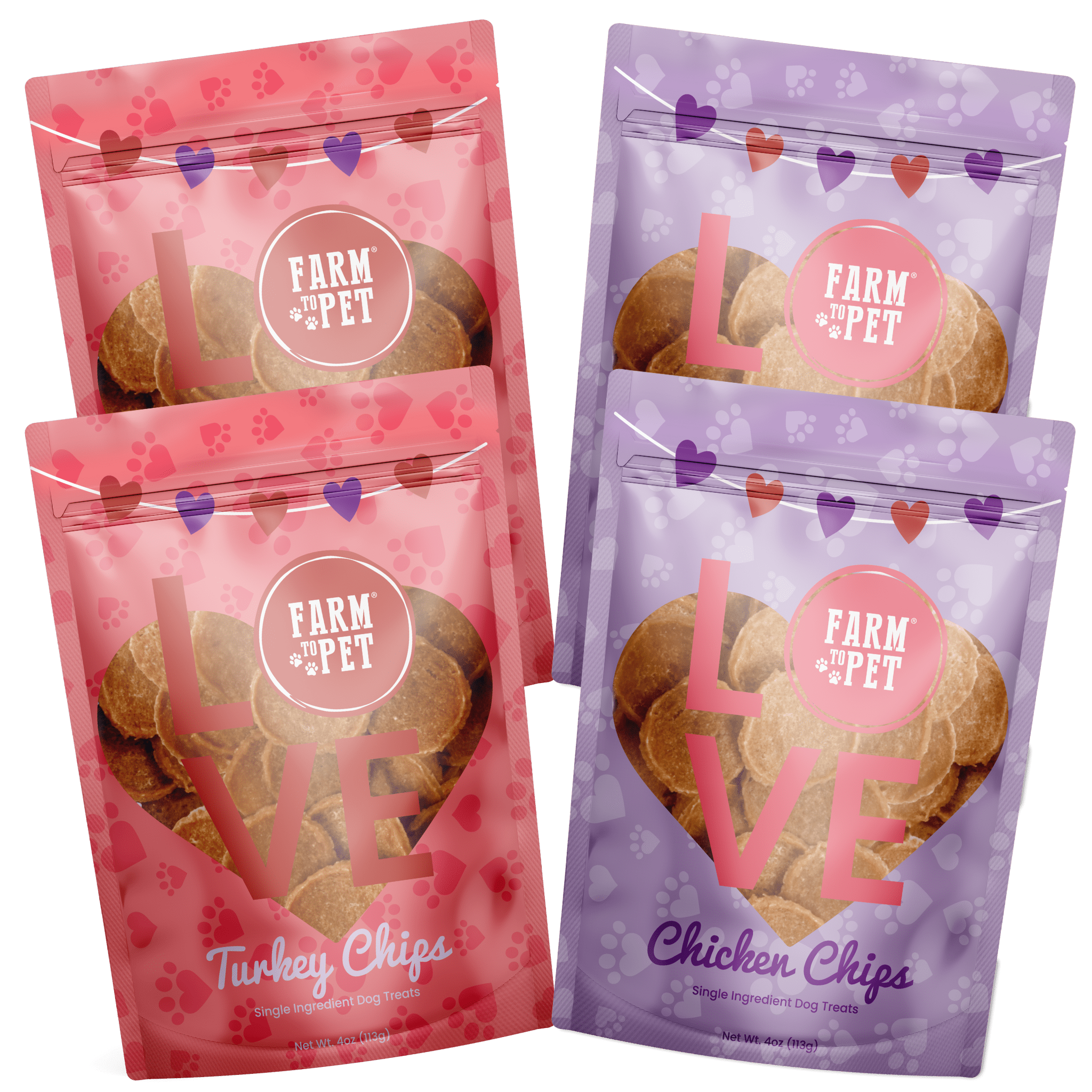Doggy Love Chips Bundle – All-Natural Crunchy Dog Treats