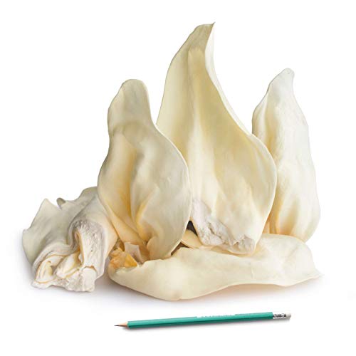 SuperCan Cow Ear Dog Chews (15-Pack) | All-Natural Grass-Fed, Rawhide-Free Dental Treats