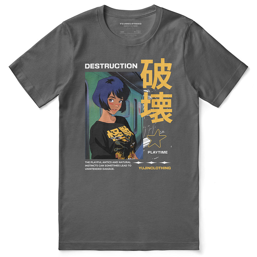 Destroyer & Girl Graphic Anime T-Shirt