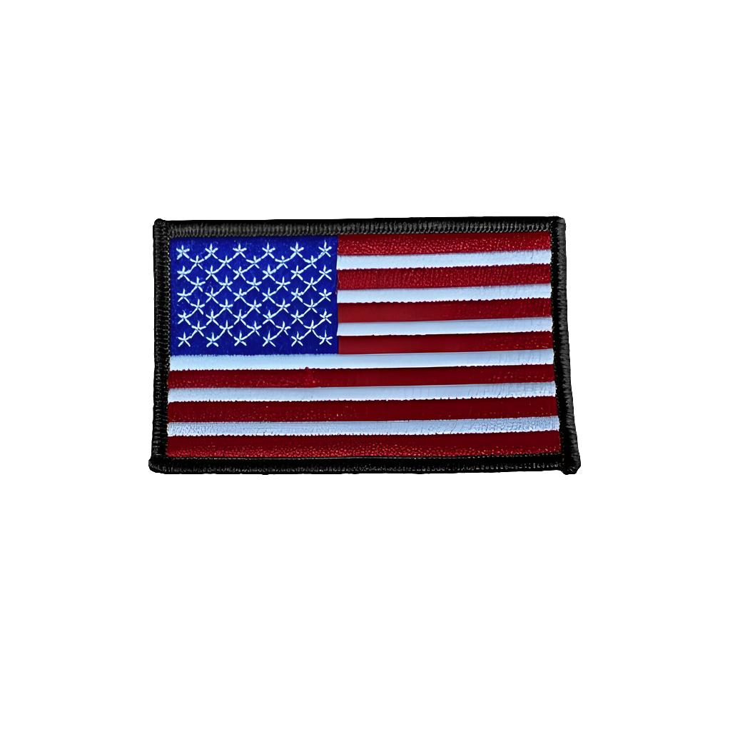 Boss Dog Tactical Harness Patch - USA Full Color, (6-Pack)